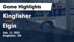 Kingfisher  vs Elgin  Game Highlights - Feb. 11, 2022