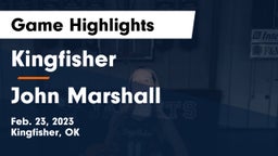 Kingfisher  vs John Marshall  Game Highlights - Feb. 23, 2023
