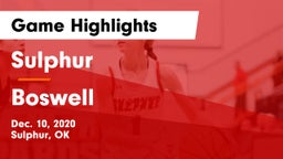 Sulphur  vs Boswell Game Highlights - Dec. 10, 2020