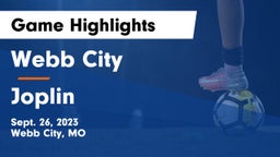 Webb City  vs Joplin  Game Highlights - Sept. 26, 2023