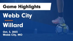 Webb City  vs Willard  Game Highlights - Oct. 3, 2023