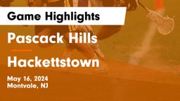 Pascack Hills  vs Hackettstown  Game Highlights - May 16, 2024