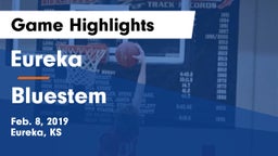 Eureka  vs Bluestem  Game Highlights - Feb. 8, 2019