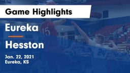 Eureka  vs Hesston  Game Highlights - Jan. 22, 2021