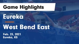Eureka  vs West Bend East  Game Highlights - Feb. 23, 2021