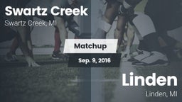 Matchup: Swartz Creek High vs. Linden  2016