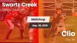 Matchup: Swartz Creek High vs. Clio  2016