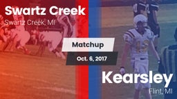Matchup: Swartz Creek High vs. Kearsley  2017