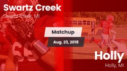 Matchup: Swartz Creek High vs. Holly  2018