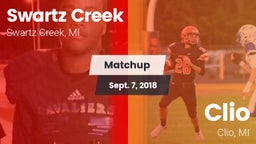 Matchup: Swartz Creek High vs. Clio  2018