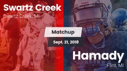 Matchup: Swartz Creek High vs. Hamady  2018