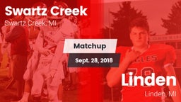 Matchup: Swartz Creek High vs. Linden  2018