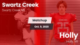 Matchup: Swartz Creek High vs. Holly  2020