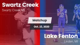 Matchup: Swartz Creek High vs. Lake Fenton  2020