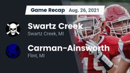 Recap: Swartz Creek  vs.  Carman-Ainsworth   2021