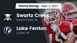 Recap: Swartz Creek  vs. Lake Fenton  2021