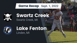 Recap: Swartz Creek  vs. Lake Fenton  2022