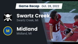 Recap: Swartz Creek  vs. Midland  2022