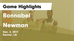 Bonnabel  vs Newman  Game Highlights - Dec. 2, 2017