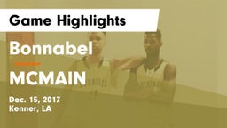 Bonnabel  vs MCMAIN Game Highlights - Dec. 15, 2017