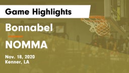 Bonnabel  vs NOMMA Game Highlights - Nov. 18, 2020