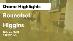 Bonnabel  vs Higgins Game Highlights - Jan. 26, 2021
