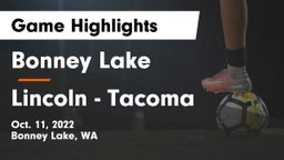 Bonney Lake  vs Lincoln  - Tacoma Game Highlights - Oct. 11, 2022