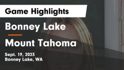Bonney Lake  vs Mount Tahoma  Game Highlights - Sept. 19, 2023
