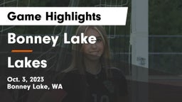 Bonney Lake  vs Lakes   Game Highlights - Oct. 3, 2023