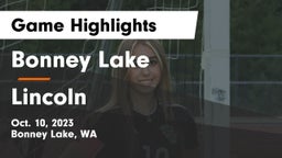 Bonney Lake  vs Lincoln  Game Highlights - Oct. 10, 2023