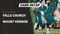 Recap: Falls Church  vs. Mount Vernon  2016