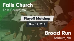 Matchup: Falls Church High vs. Broad Run  2016