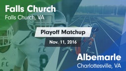 Matchup: Falls Church High vs. Albemarle  2016
