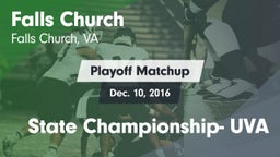 Matchup: Falls Church High vs. State Championship- UVA 2016