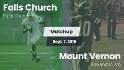 Matchup: Falls Church High vs. Mount Vernon   2018
