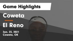 Coweta  vs El Reno  Game Highlights - Jan. 23, 2021