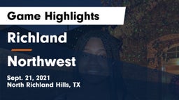 Richland  vs Northwest  Game Highlights - Sept. 21, 2021