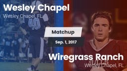 Matchup: Wesley Chapel High vs. Wiregrass Ranch  2017