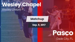 Matchup: Wesley Chapel High vs. Pasco  2017