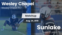 Matchup: Wesley Chapel High vs. Sunlake  2018
