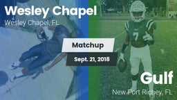 Matchup: Wesley Chapel High vs. Gulf  2018