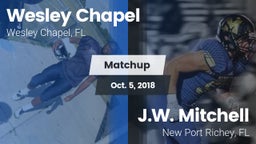 Matchup: Wesley Chapel High vs. J.W. Mitchell  2018