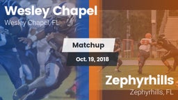Matchup: Wesley Chapel High vs. Zephyrhills  2018