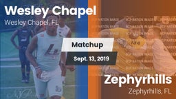 Matchup: Wesley Chapel High vs. Zephyrhills  2019