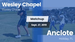 Matchup: Wesley Chapel High vs. Anclote  2019