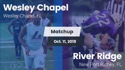 Matchup: Wesley Chapel High vs. River Ridge  2019