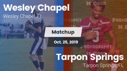 Matchup: Wesley Chapel High vs. Tarpon Springs  2019