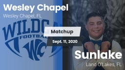 Matchup: Wesley Chapel High vs. Sunlake  2020
