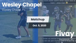 Matchup: Wesley Chapel High vs. Fivay  2020