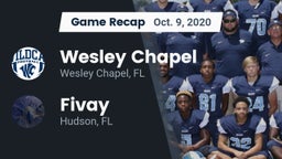 Recap: Wesley Chapel  vs. Fivay  2020